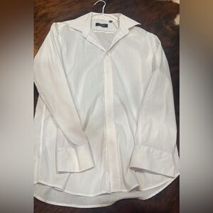Elegant White Dress Shirt for Men
